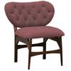 Twilight Solid Wood Accent Chair in Pink Colour