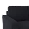Apollo High Back 3 Seater  Fabric Sofa In Deep blue velvet Colour