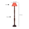 Devansh Wooden Floor Lamp