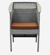 Perth Wicker Chair In Grey Dual Tone Finish