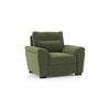 Adelaide Premium 1 Seater Fabric Sofa In Moss Green
