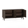 Sahara Solid Wood Sideboard In Dark Chestnut Finish