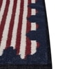 Jaipur Rugs Soft Houndstooth Wool Polyester Dhurrie Rug White 6x9 ft in White and Medieval Blue