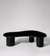 Hima Solid Wood Coffee Table In Black Finish