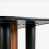 Noto Marble Dining Table in Black Colour