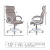 Wiwneags High Back Executive Chair in Brown Colour