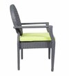 Nowra Wicker Chair In Grey Finish