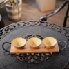 Ireka Home Tripple Treat Snack Bowl Set with Stand – Set of 3