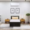 Hexa Engineered Wood Modern Single Bed With Headboard With Storage In Flower Wenge
