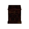 Woodway Solid Wood Bedside Table in Walnut Finish