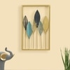 Curve Abstract Metal Wall Decor in Multicolor Set of 1
