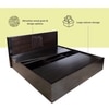 Graces Engineered Wood Queen  Size Bed With Drawer Storage (Melamine Finish)