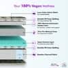 Memolatex Cool Gel Memory Foam Latex Foam Mattress