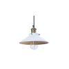 Nora White Metal Single Hanging Light