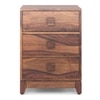 Magellan Solid Wood Bedside Table in Teak Finish