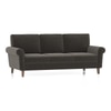 Oxford 3 Seater Fabric Sofa in Smoke Grey Colour