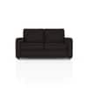 Apollo Compact 2 Seater  Fabric Sofa In Deep Brown Velvet Colour