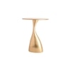 Kivaha Metal Side Table in Glossy Finish