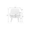 Ellie Accent Chair in Cream Colour