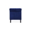 Knup Velvet Chaise Launger in Navy Blue Colour