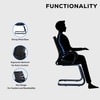 Kepler Brooks Iris Visitor Chair in Black Colour