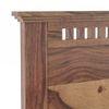 Fidora Solid Wood King Size Non Storage Bed In Teak Finish