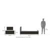Wren Engineered Wood Single Size Box Storage Bed In Dark Wenge Finish