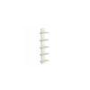 BLUEWUD Louis Engineered Wood Multipurpose Wall Decor Shelf, Display Rack (Wenge & White)