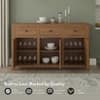 Striado Sideboard in Amber Walnut Finish