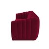 Rosa Fabric Sofa (Maroon)