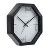 Playful “Ish” Time Markers Octagonal Wooden Wall Clock