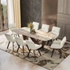 Paloma 8 Seater Jupiter Spanish Ceramic Dining Table With Bren Dining Chairs