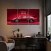 The Castle Decor Red Porsche GT3 Sports Car Wall Art Set of 3 16x24 Inch
