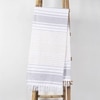 Yarn-dyed Grey Hammam Towel