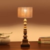 Devansh Bamboo Table Lamp With Wood Base -(7X7X21.25 Inches)-1