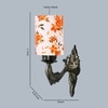 Devansh Metal Electric Wall Light in Antique Gold Colour with Multi Shade Count of 1 Light