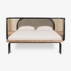 Andaman East Island Solid Wood Bed in Black Colour
