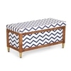 Harper Trunk Zig Zag Blue Stripes