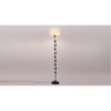 Averill Black Cotton Shade Floor Lamp