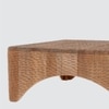 Tallado Solid Wood Carved Coffee Table With Arched Sides