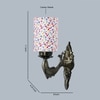 Devansh Metal Electric Wall Light in Antique Gold Colour with Multi Shade Count of 1 Light