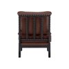 Luxe L in en Fabric Lounge Chair in Brown