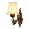 Devansh Metal Electric Wall Light in Gold Colour with Multi Shade Count of 1 Light