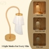Fluid Motion Table Light for Girls Bedroom