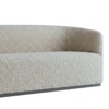 Stylishsimplicity Wood 2 Seater With Upholstery Non Storage Sofa In Beige Colour