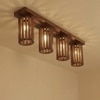 Casa Brown Solid Wood Ceiling Light