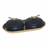 Metalsmith Metal Serveware Box Set of 3 with Tray Black Finish
