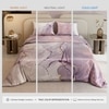 Stoa Paris 300TC UltraSatin King Size Comforter,  Lightweight, Lavender Peach
