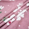 Pink Floral 4 Pcs Comforter Set With Queen Size Bedsheet With 2 Pillow Covers