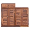 Danta Sheesham Wood  Shoerack  In Honey Oak  Finish